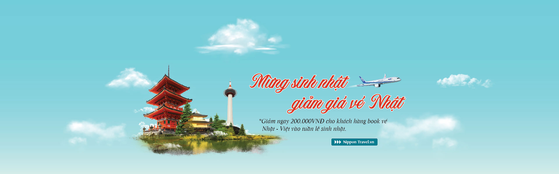 Ảnh vé máy bay Nippon Travel