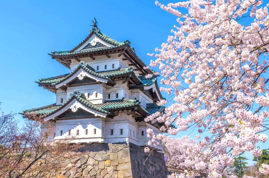 Lâu đài Hirosaki - Tohoku Nhật Bản