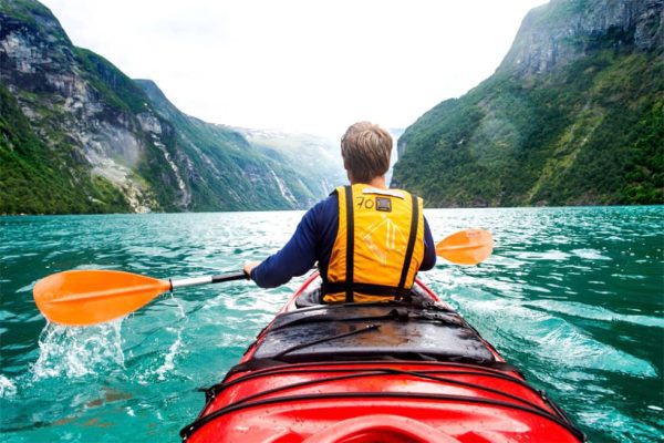 Chèo thuyền kayak tại Kushiro