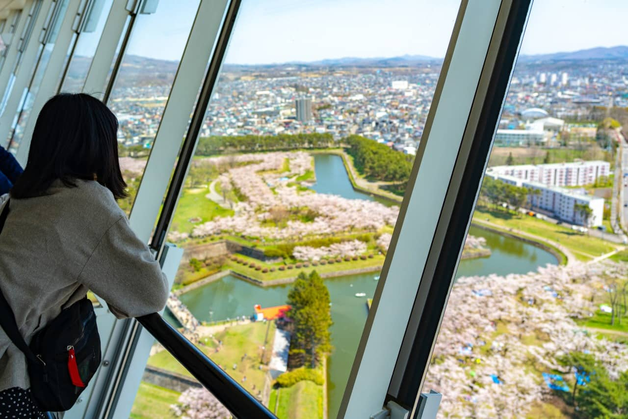 Ghé thăm Goryokaku Tower - Ngắm toàn cảnh Goryokaku Park