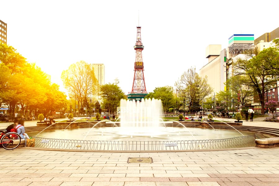 Sapporo TV Tower - mùa thu