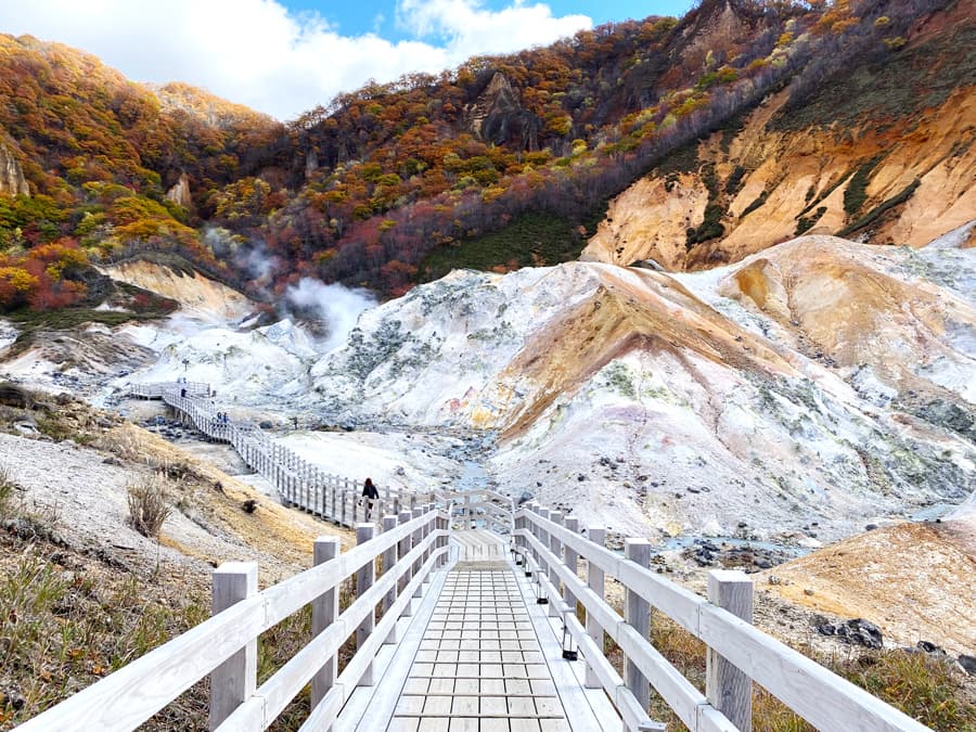 Jigokudani Hell Valley: Thung lũng địa ngục ở Noboribetsu