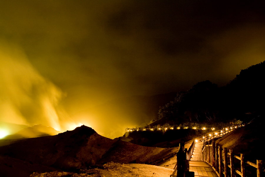 Jigokudani Hell Valley: Thung lũng địa ngục ở Noboribetsu