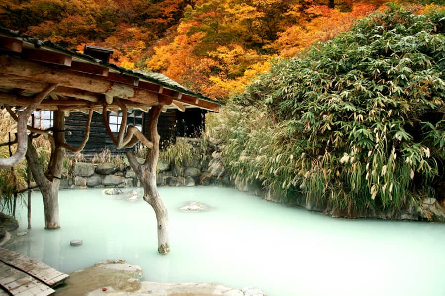 Ngồi làng Nyuto Onsen