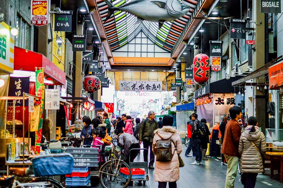 Kuromon Ichiba Market | Tỉnh Osaka Nhật Bản