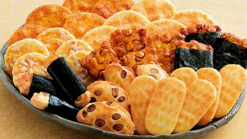 Bánh Senbei | ẩm thực Tỉnh Nara Nhật Bản