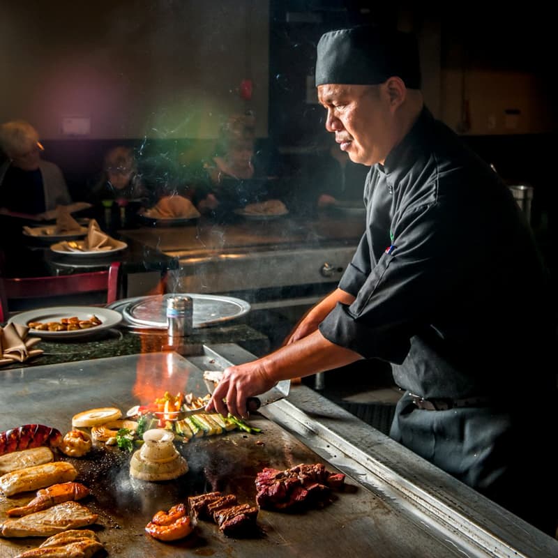 Nướng Teppanyaki | Ẩm thực Tỉnh Osaka Nhật Bản