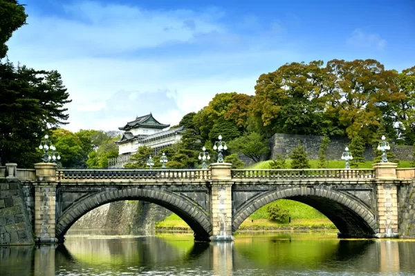 Hoàng cung Tokyo: Ngắm hoa anh đào ở Tokyo Imperial Palace