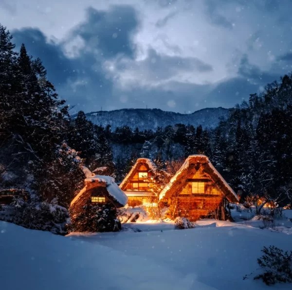 Làng cổ shirakawago mùa đông | Shirakawago winter