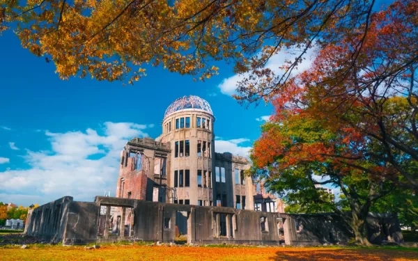 Hành trình du lịch Nhật Bản tự túc 14 ngày Khu tưởng niệm hòa bình Hiroshima Peace Memorial Park