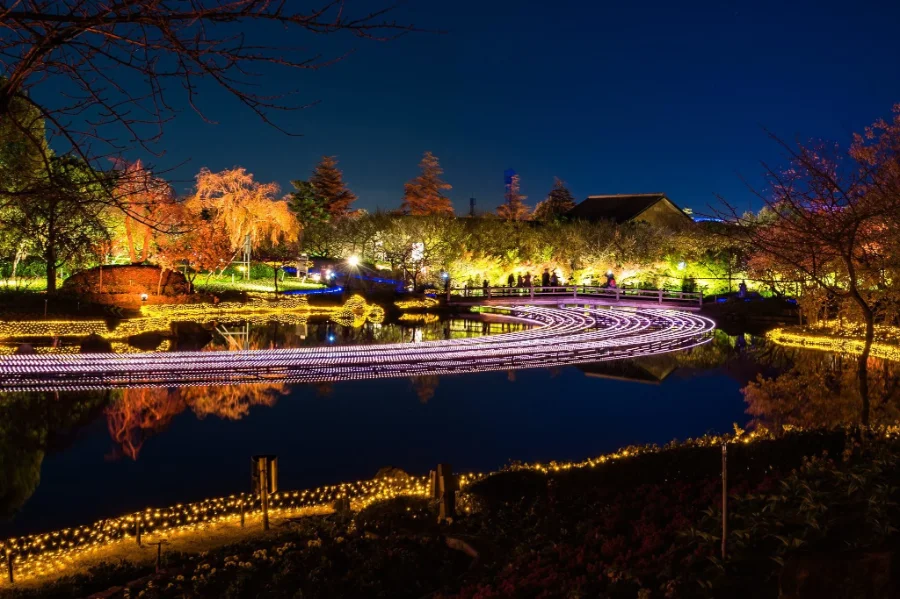Lễ hội ánh sáng Nabana no Sato | Lễ hội mùa đông Nhật Bản