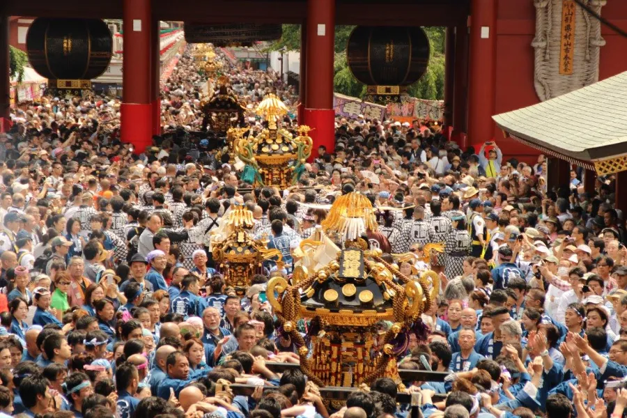 Sanja Matsuri - Lễ hội truyền thống sôi động bậc nhất Tokyo