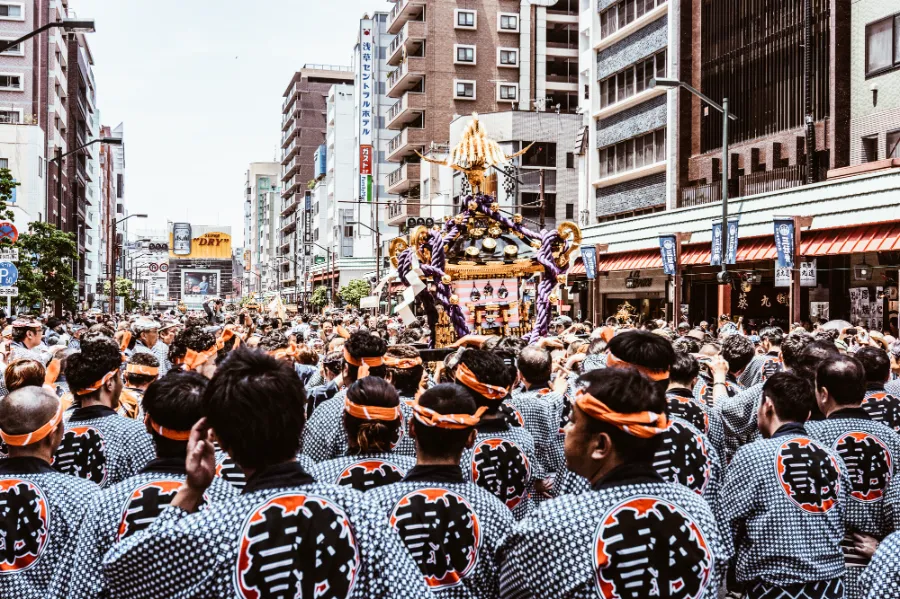 Sanja Matsuri - Lễ hội truyền thống sôi động bậc nhất Tokyo