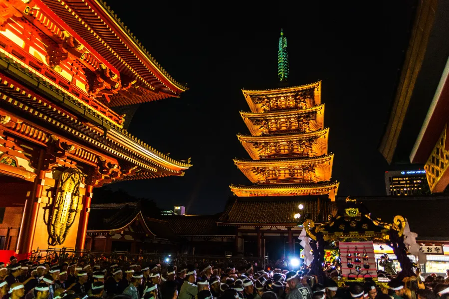 Sanja Matsuri - Lễ hội truyền thống sôi động bậc nhất Tokyo