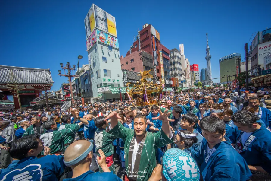 Sanja Matsuri - Lễ hội truyền thống sôi động bậc nhất Tokyo