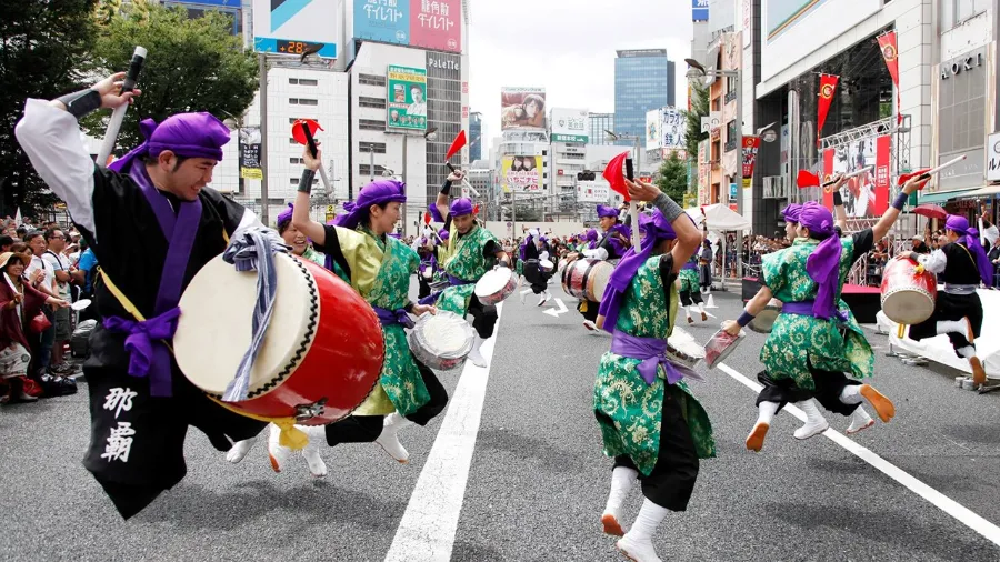 Shinjuku Eisa Festival | Lễ hội ở Tokyo Nhật Bản