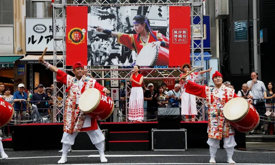 Shinjuku Eisa Festival | Lễ hội ở Tokyo Nhật Bản