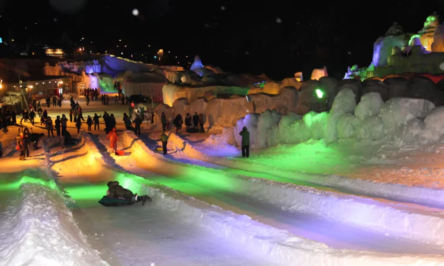 Sounkyo Onsen Ice Fall Festival | Lễ hội ở Hokkaido