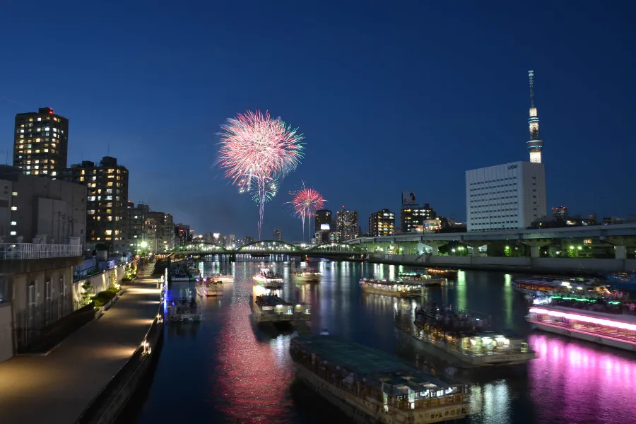 Lễ hội pháo hoa sumidagawa | sumidagawa fireworks festival