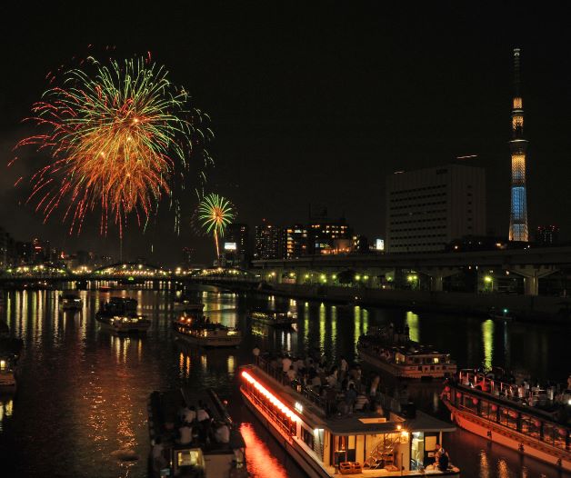 Lễ hội pháo hoa sumidagawa | sumidagawa fireworks festival