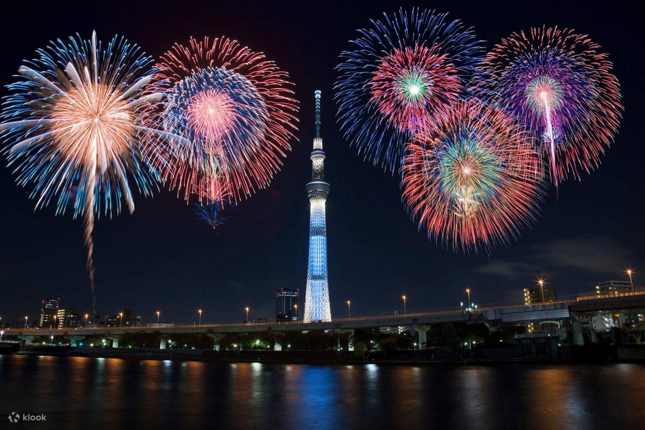 Lễ hội Sumidagawa Fireworks | Lễ hội ở Tokyo Nhật Bản