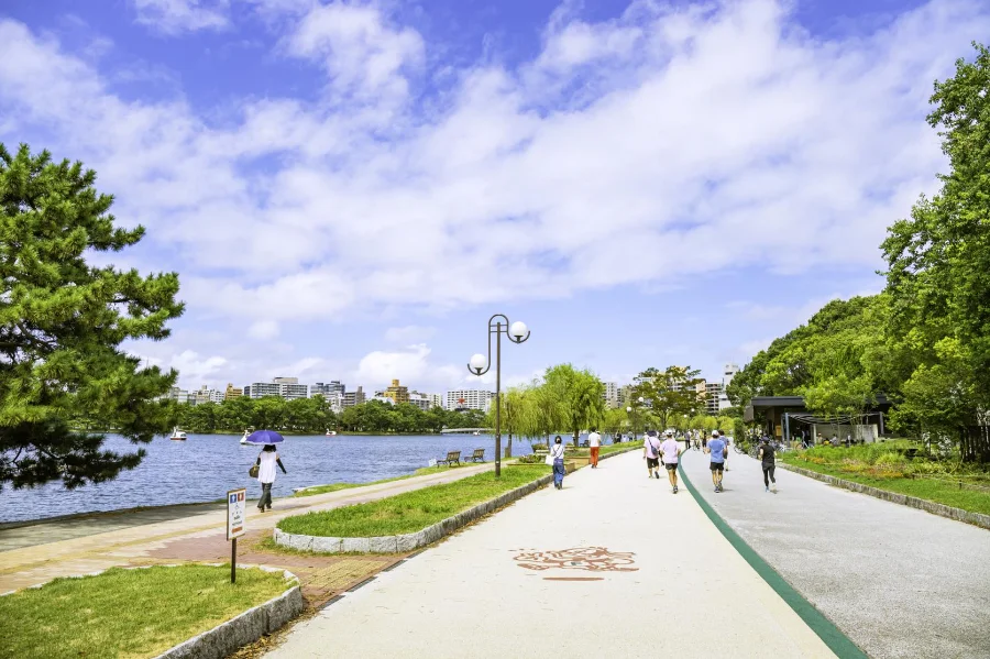 Ohori Park - Công Viên xanh giữa lòng Fukuoka, Nhật Bản