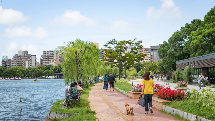 Ohori Park - Công Viên xanh giữa lòng Fukuoka, Nhật Bản