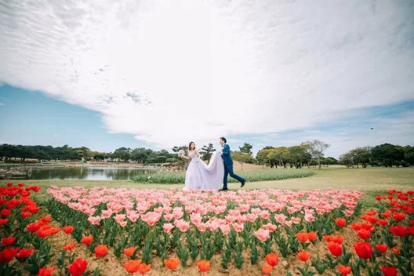 Hoa Tulip Nhật Bản (Churippu): Sắc Màu Tươi Mới Báo Hiệu Mùa Xuân Rực Rỡ Uminonakamichi Seaside Park - Thiên đường hoa ở Fukuoka