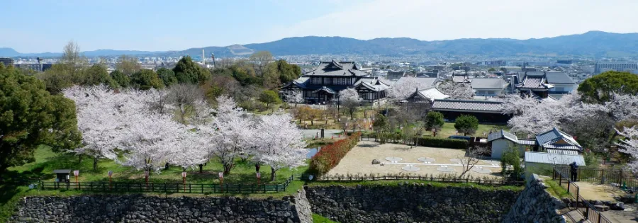 Koriyama Castle Ruins: Vẻ đẹp thiên nhiên của thành cổ Nara