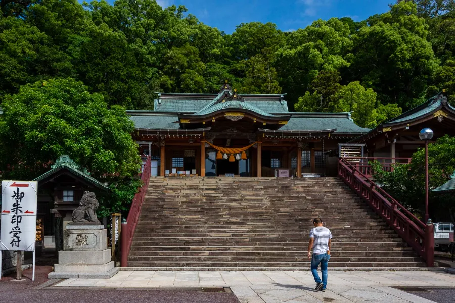 Suwa Shrine (Đền thờ Suwa Taisha) Nagasaki, Nhật Bản