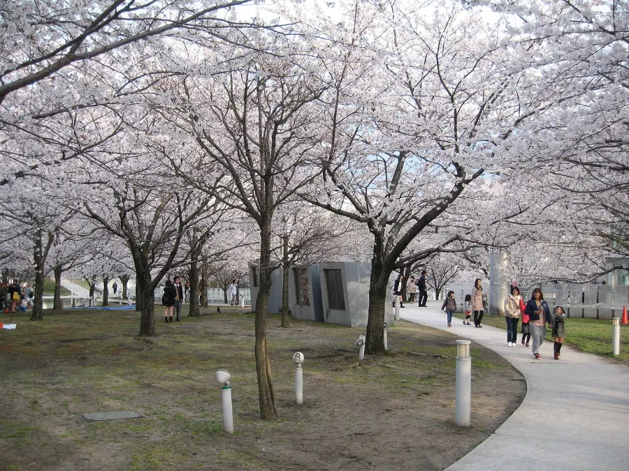 Hakusan Park: Ốc đảo xanh giữa lòng thành phố Niigata