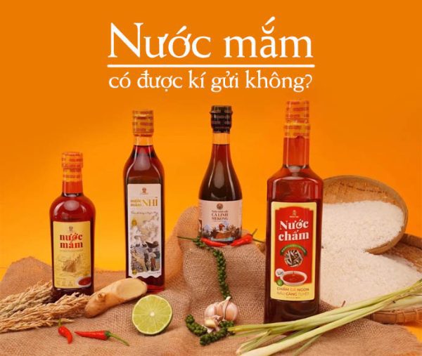 Nước mắm có được mang lên máy bay không?