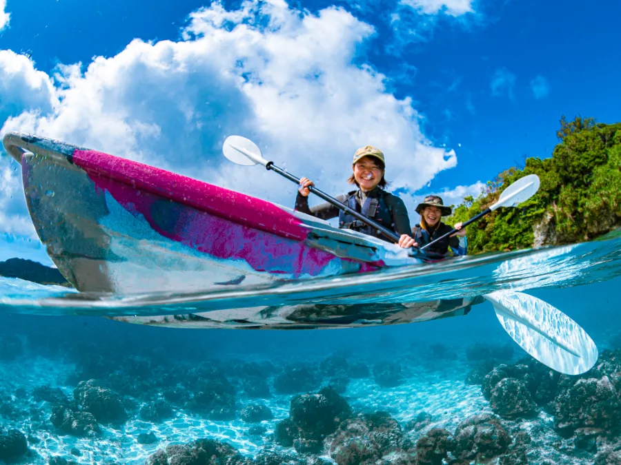 Chèo thuyền kayak trên vịnh Nago | Du Lịch Nago, Okinawa