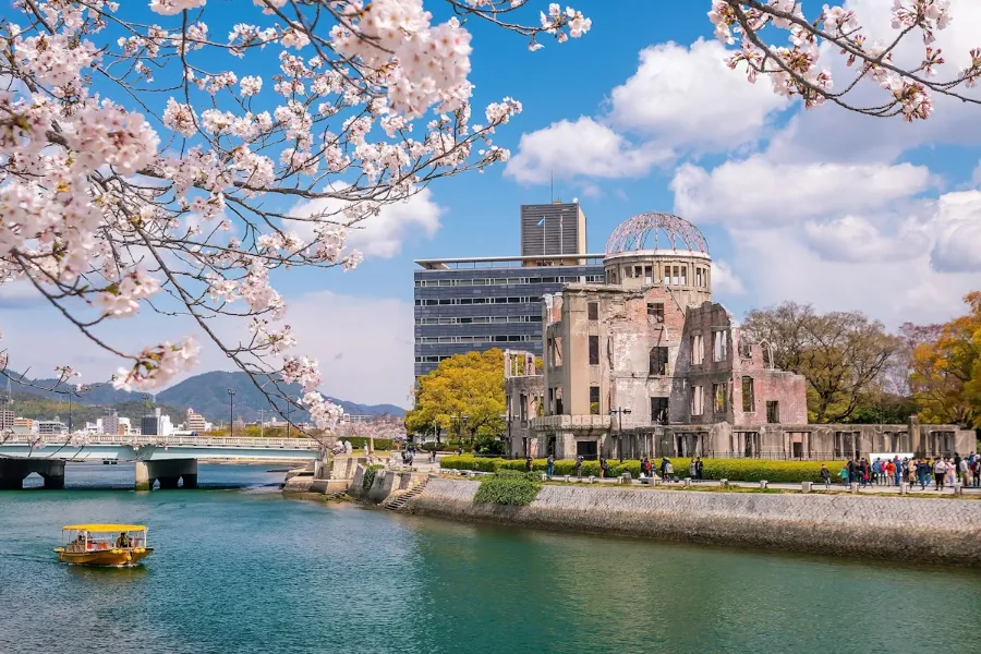 Công viên Hiroshima Peace Memorial | Vườn hoa anh đào Nhật Bản
