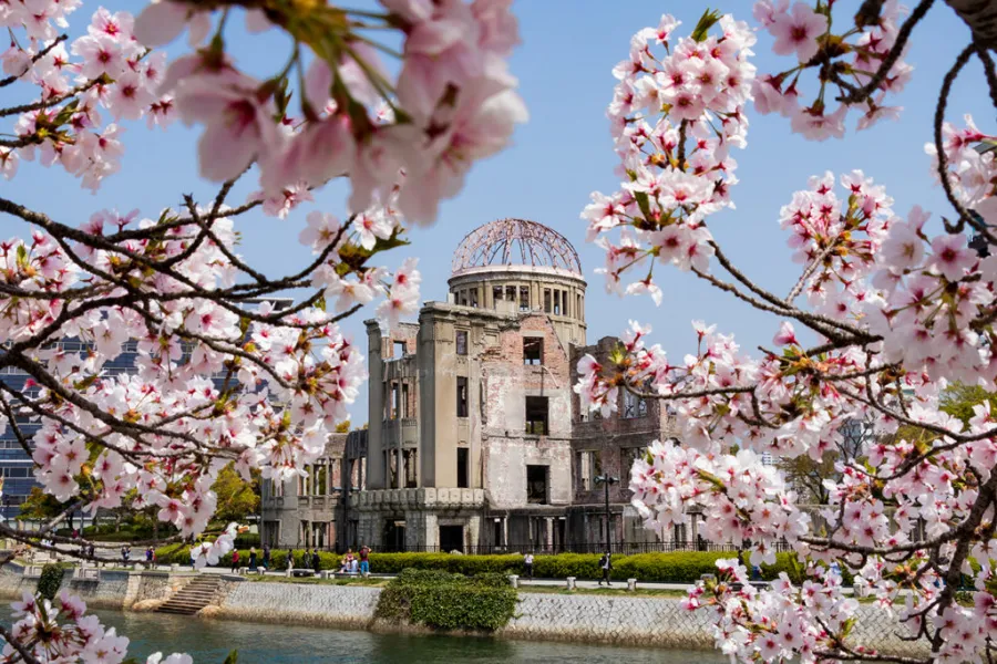 Công viên Hiroshima Peace Memorial | Vườn hoa anh đào Nhật Bản