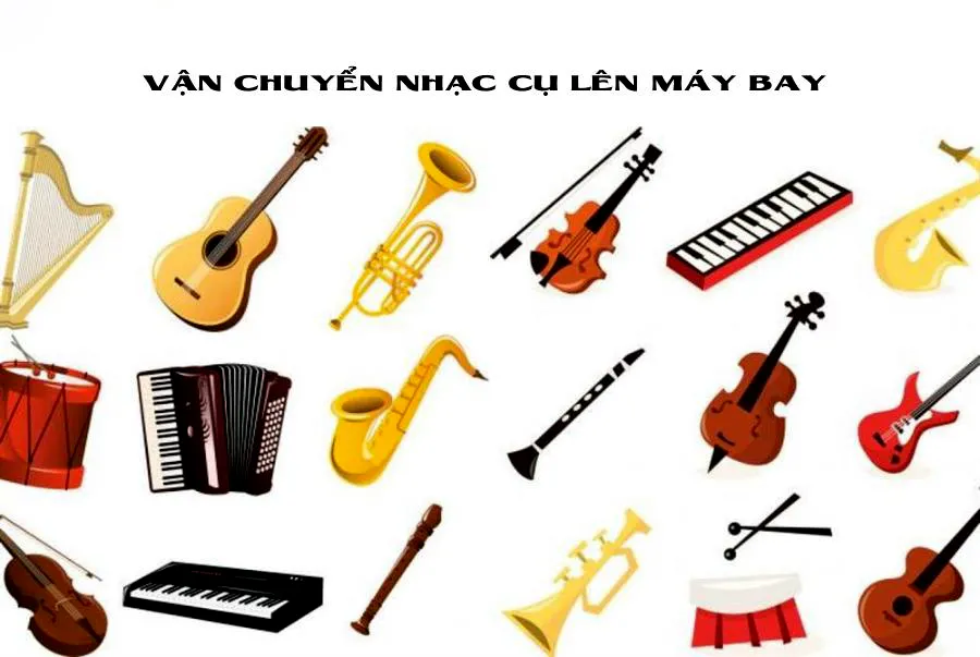 Có được mang đàn guitar lên máy bay không?