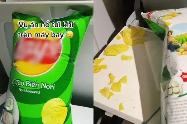 Có được mang bim bim lên máy bay không?