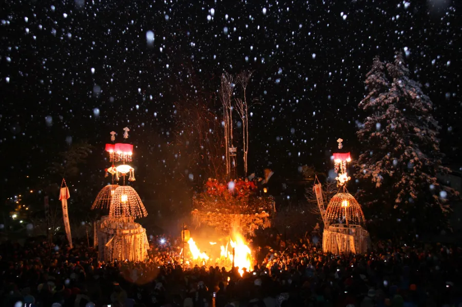 Nozawa Onsen Fire Festival