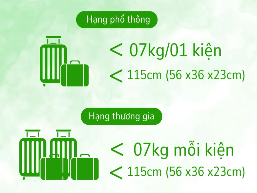 Có được mang túi xách lên máy bay không?