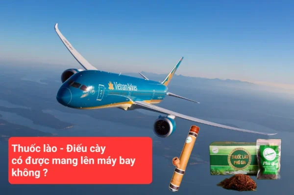 Có được mang thuốc lào lên máy bay không?