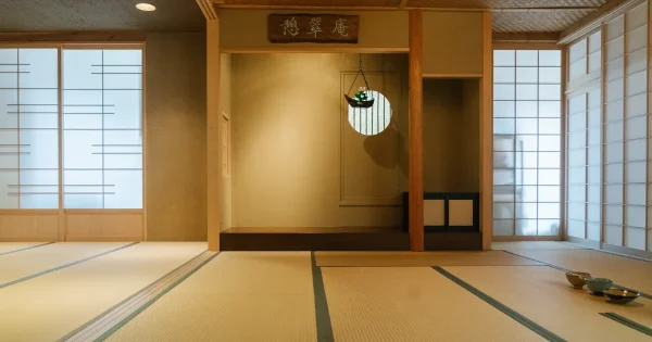 Phòng trà đạo Nhật Bản - Vẻ đẹp của sự thiền định