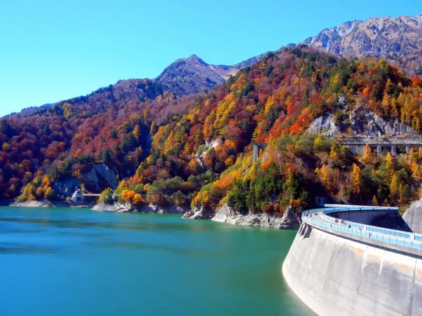 Ngồi tàu ngắm lá đỏ: Trải nghiệm có 1-0-2 tại Kurobe Gorge