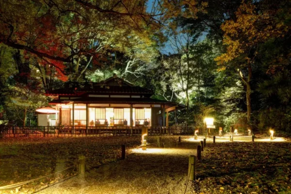 Rikugien Garden vào mùa thu