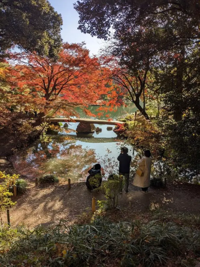 Rikugien Garden vào mùa thu