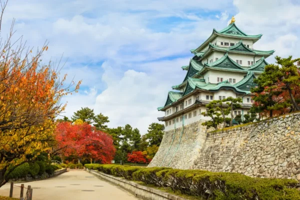 lâu đài Osaka mùa thu