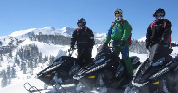 Lái Xe Trượt Tuyết (Snowmobile)