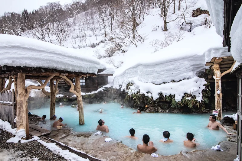Nyuto Onsen Mùa Đông: Bản Tình Ca Tuyết Trắng Tại Thánh Địa Onsen