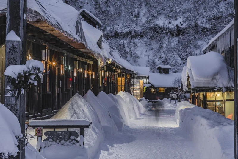 Nyuto Onsen Mùa Đông: Bản Tình Ca Tuyết Trắng Tại Thánh Địa Onsen