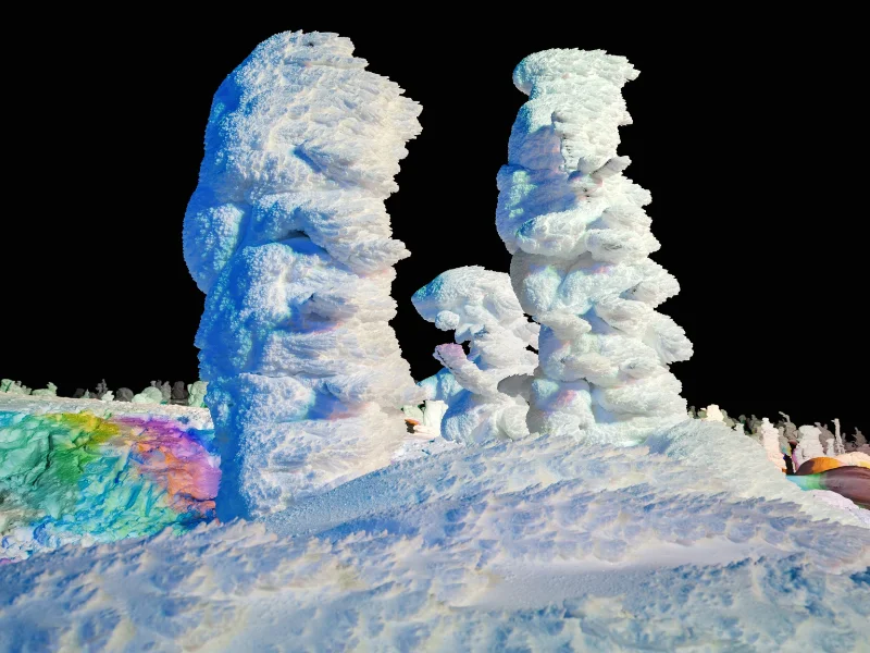 Zao Onsen Mùa Đông: Vương Quốc Quái Vật Tuyết Độc Đáo