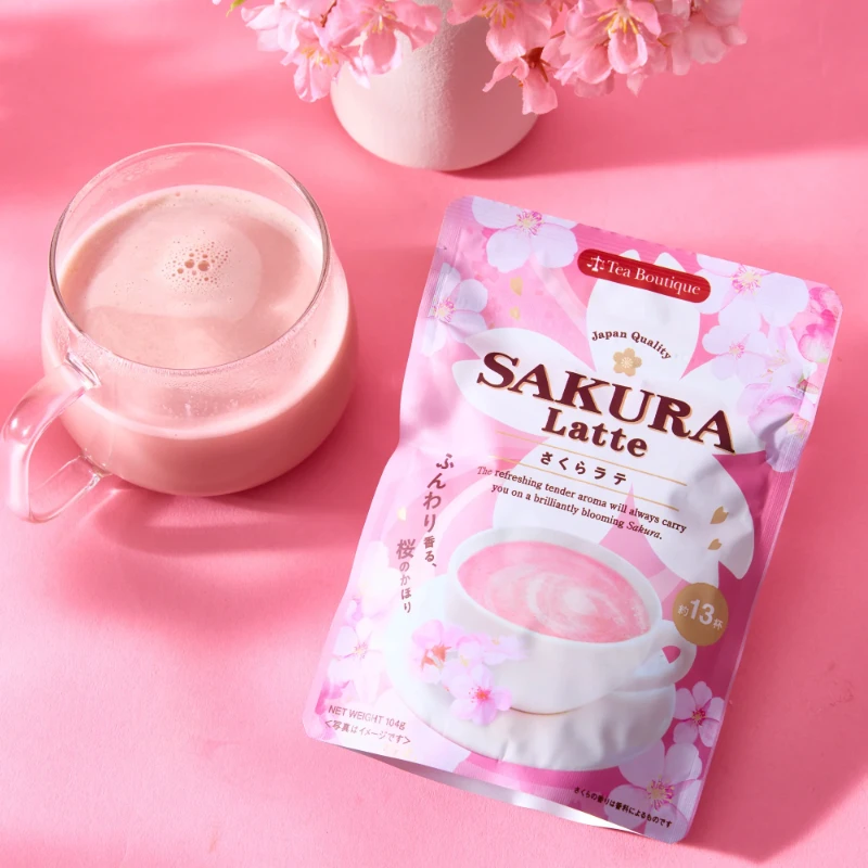 Sakura Latte - Trà sữa hoa anh đào Nhật Bản